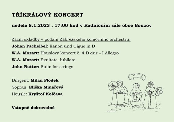 Trikralovy koncert 2023 s